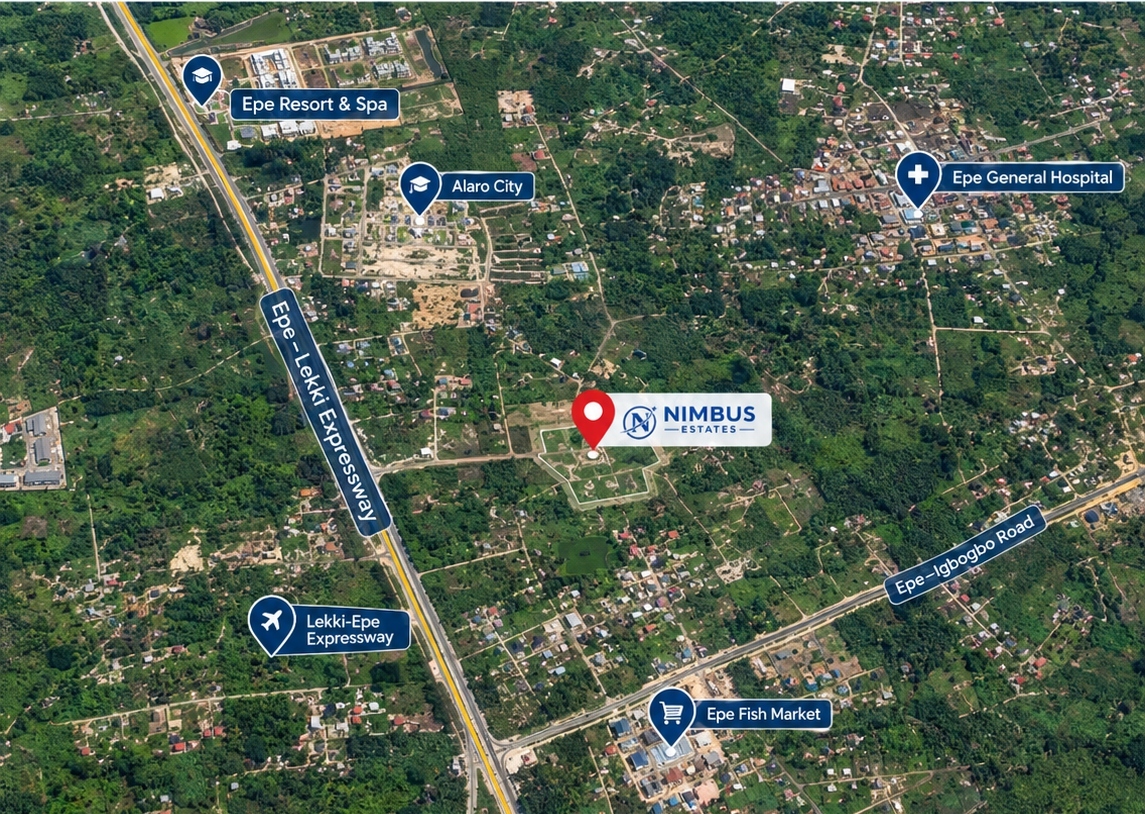 Nimbus Estates Location Map