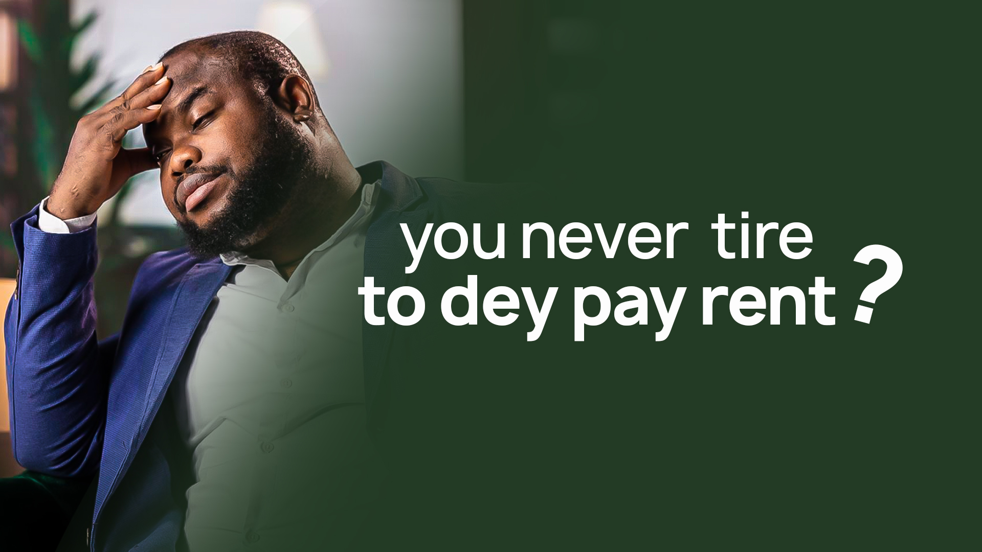 Tired of paying rent? Buy land today.